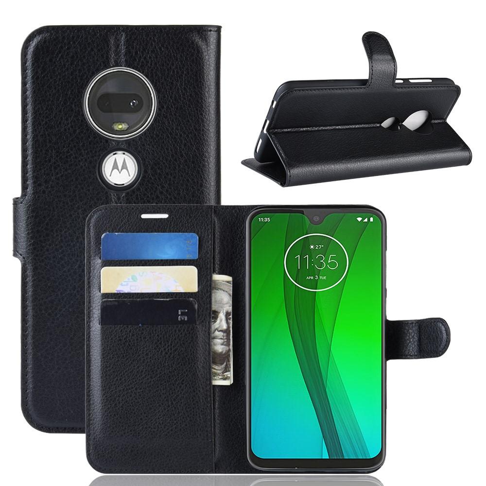 Coque portefeuille Motorola Moto G7/G7 Plus Noir