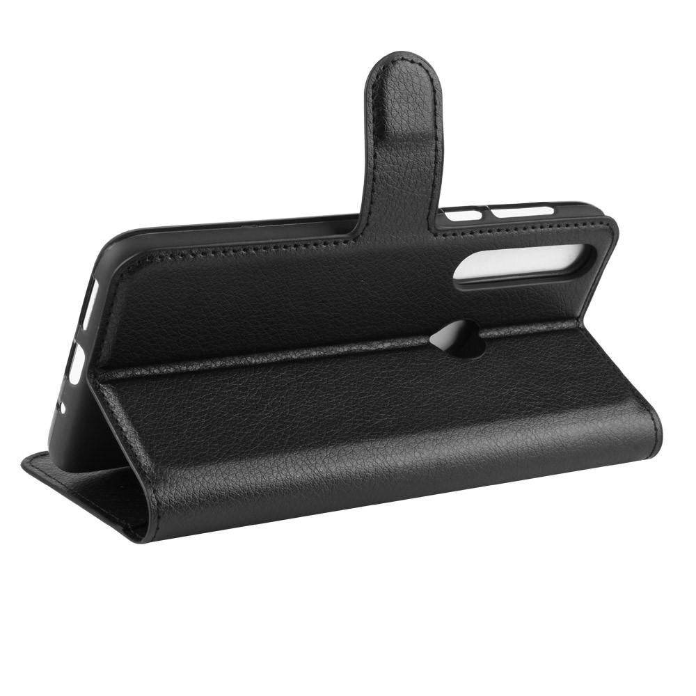 Coque portefeuille Motorola Moto G8 Plus, Noir