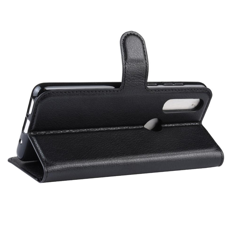 Coque portefeuille Motorola One Action, Noir
