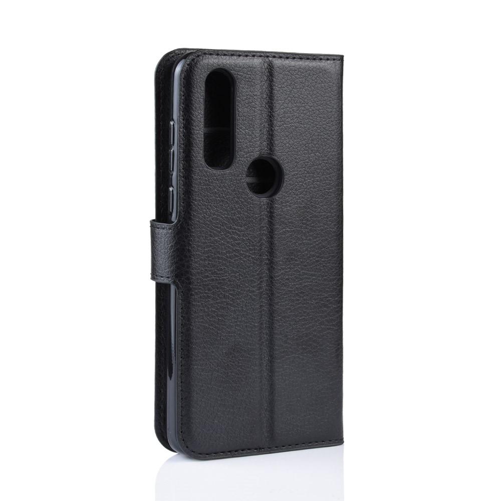 Coque portefeuille Motorola One Action, Noir