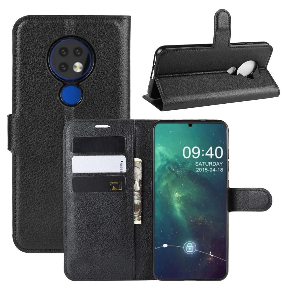 Coque portefeuille Nokia 6.2/7.2, Noir