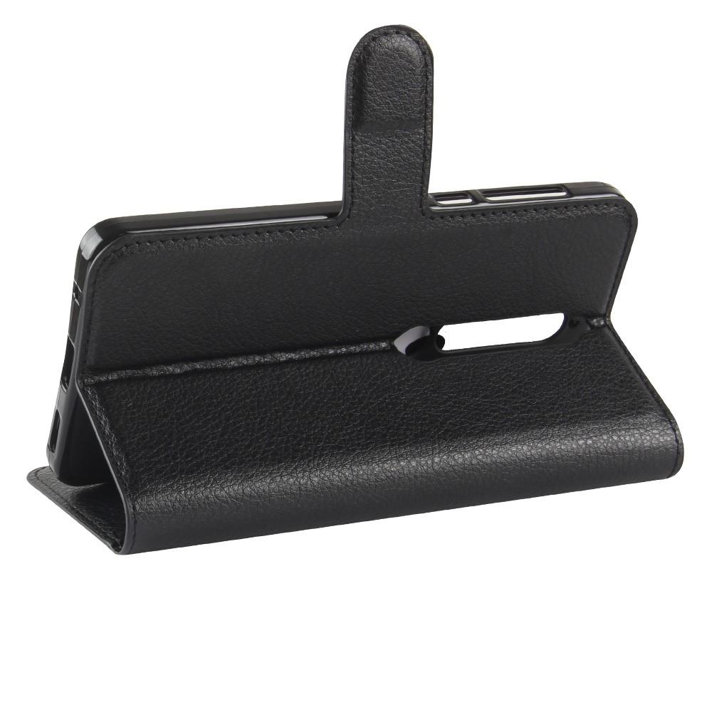 Coque portefeuille Nokia 6.1 2018, Noir