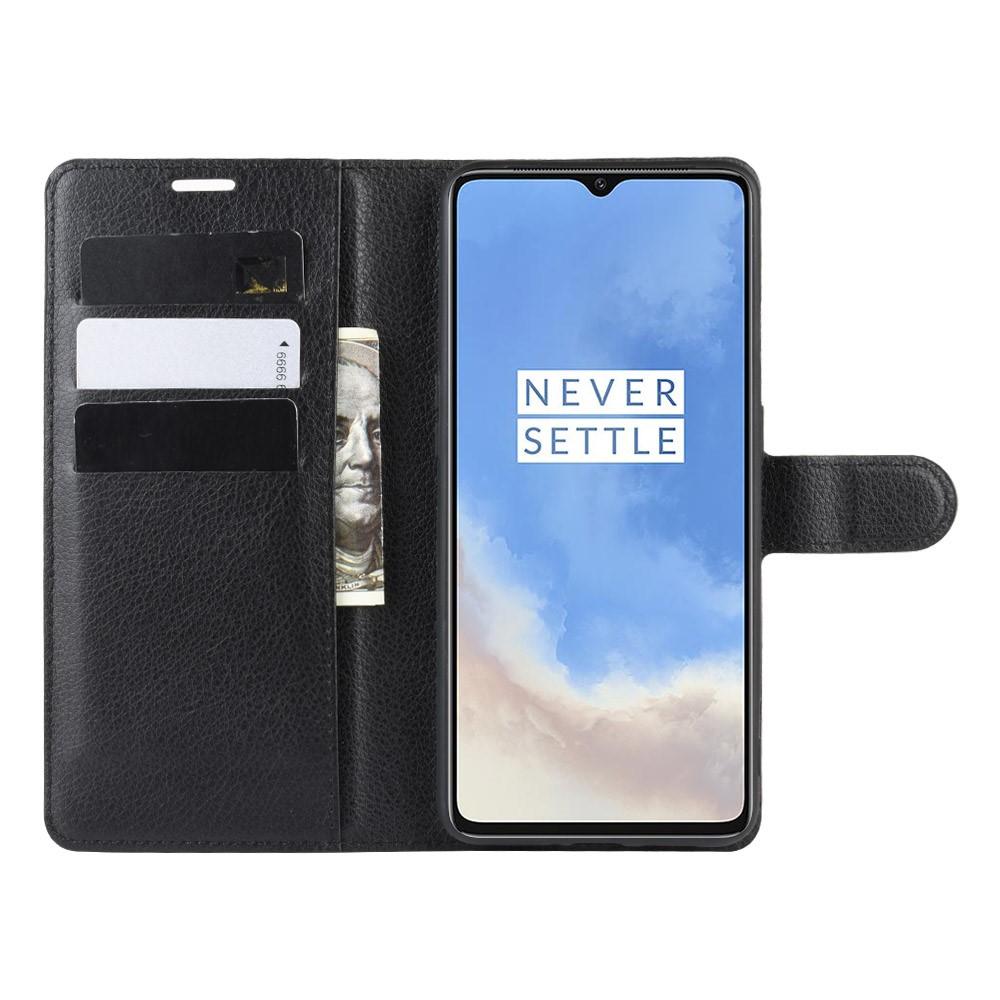Coque portefeuille  OnePlus 7T, Noir