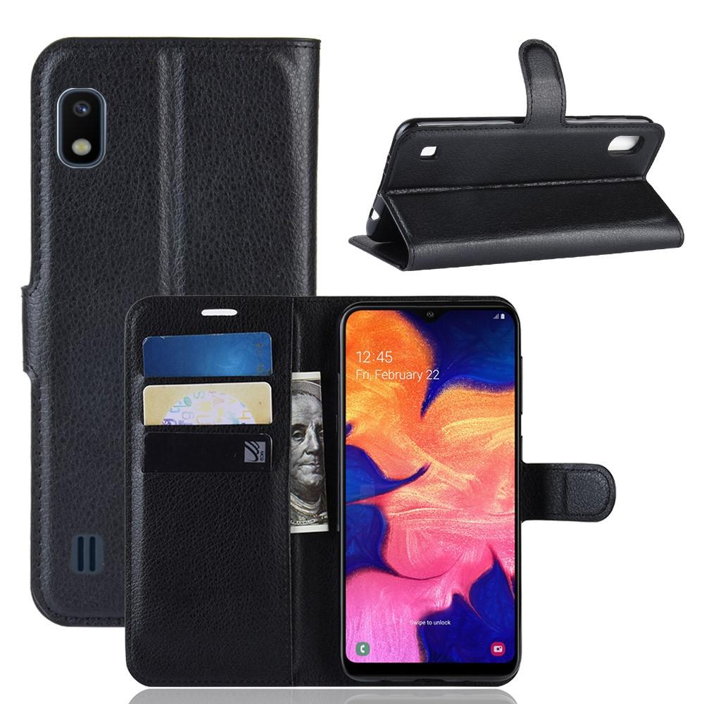 Coque portefeuille Samsung Galaxy A10 Noir