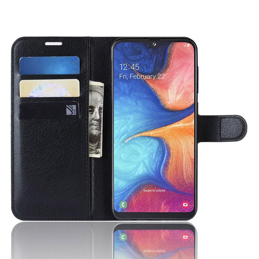 Coque portefeuille Samsung Galaxy A20e Noir