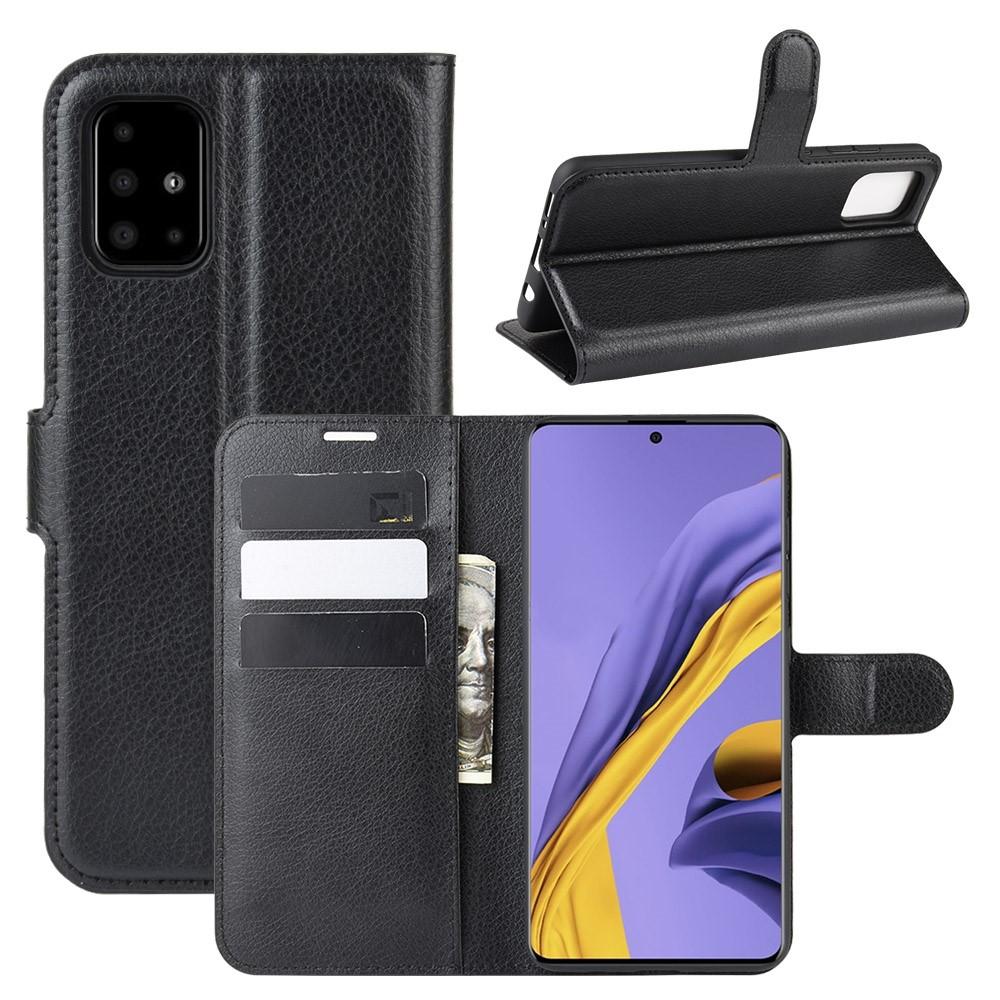 Coque portefeuille Samsung Galaxy A51 Noir