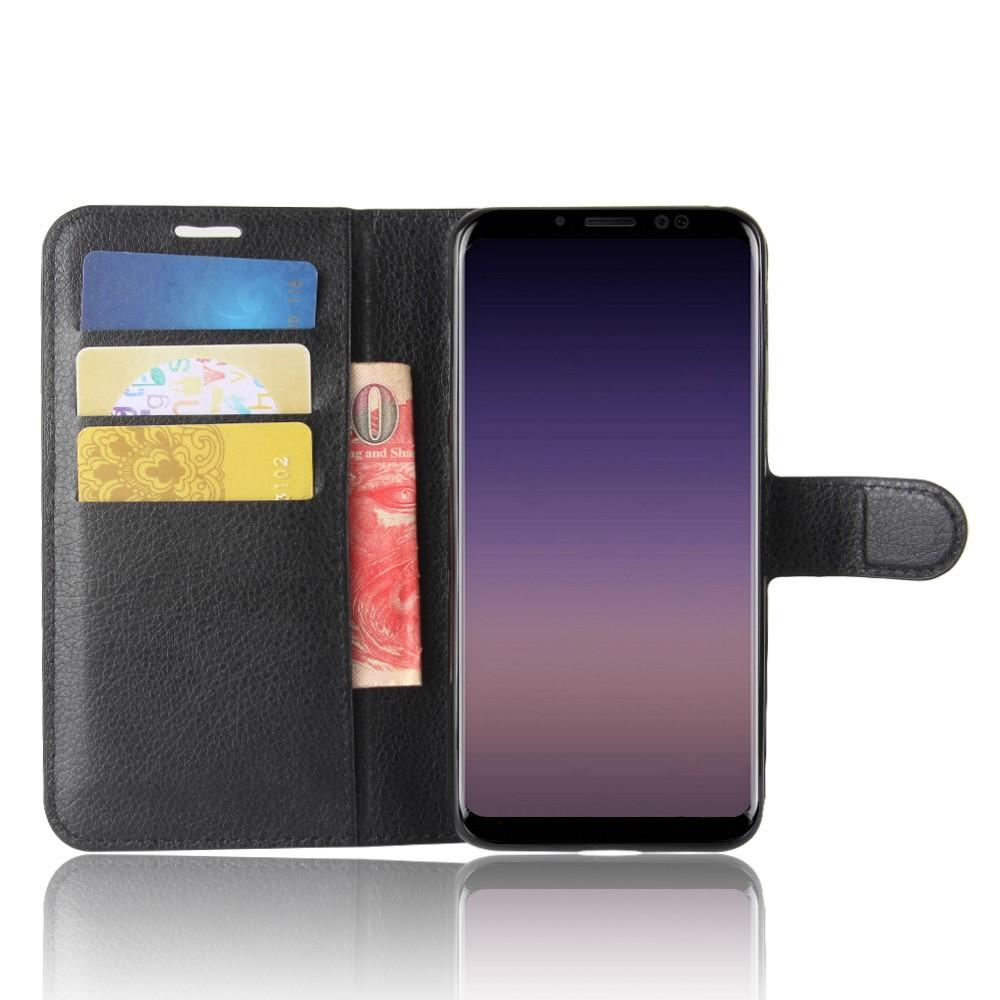 Coque portefeuille Samsung Galaxy A8 2018 Noir