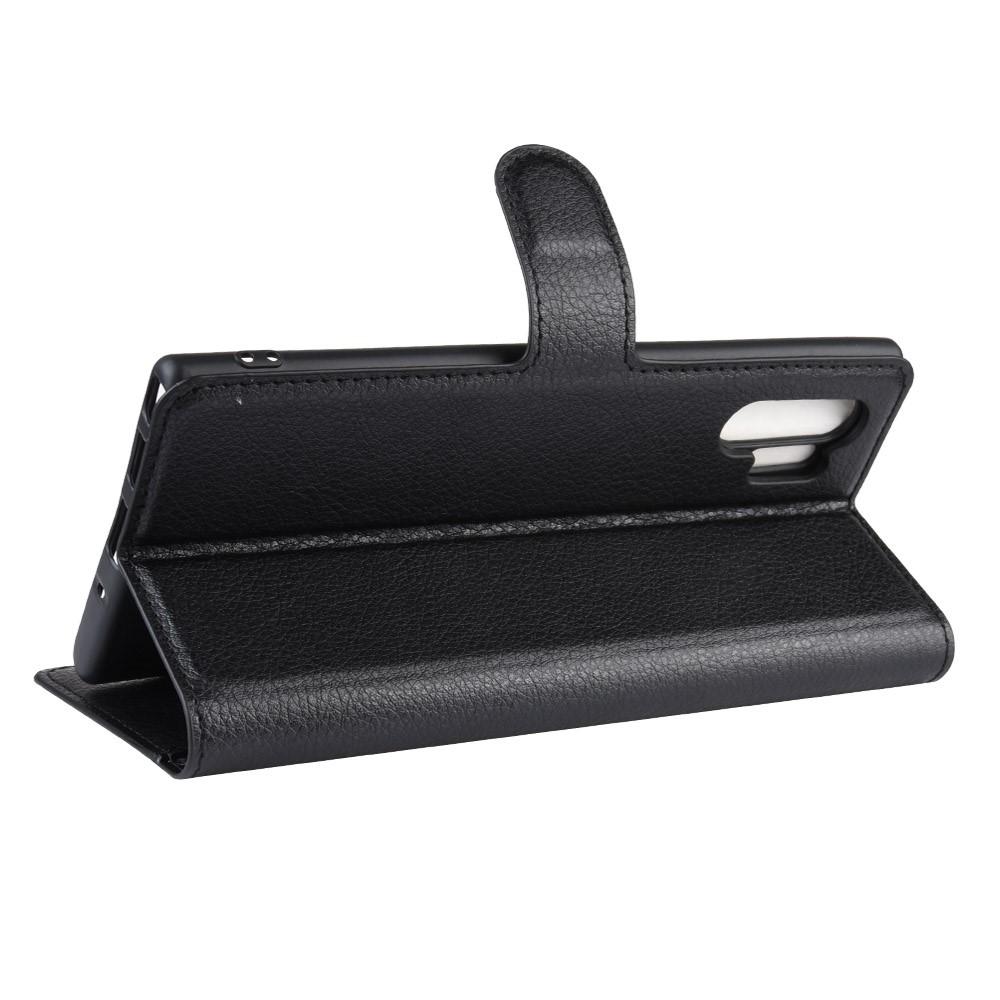 Coque portefeuille Samsung Galaxy Note 10 Plus, Noir
