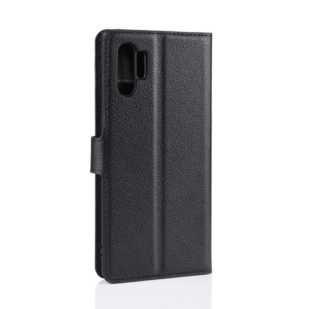 Coque portefeuille Samsung Galaxy Note 10 Plus, Noir