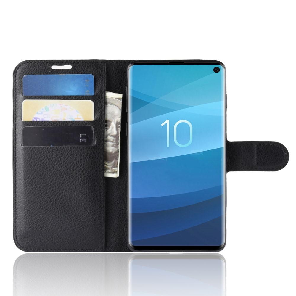 Coque portefeuille Samsung Galaxy S10, Noir