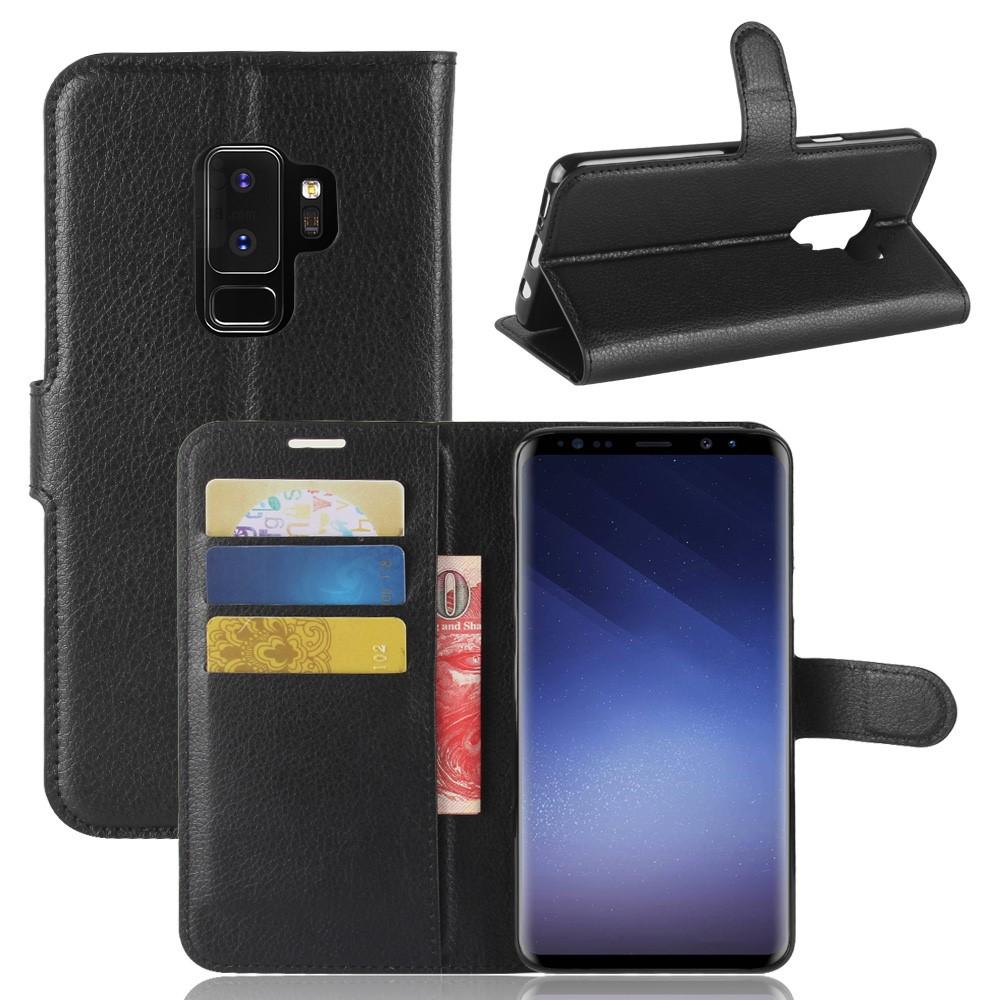Coque portefeuille Samsung Galaxy S9 Plus, Noir
