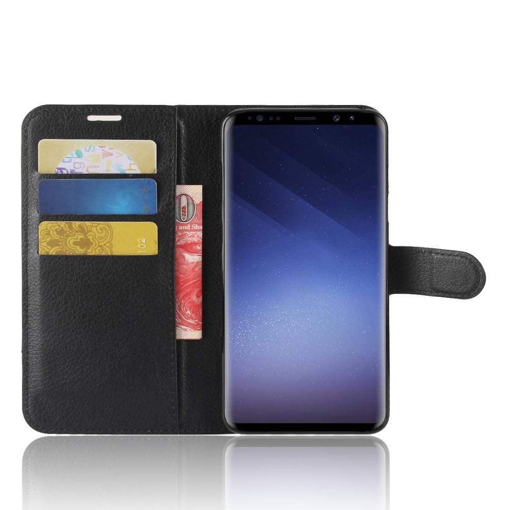 Coque portefeuille Samsung Galaxy S9 Plus, Noir