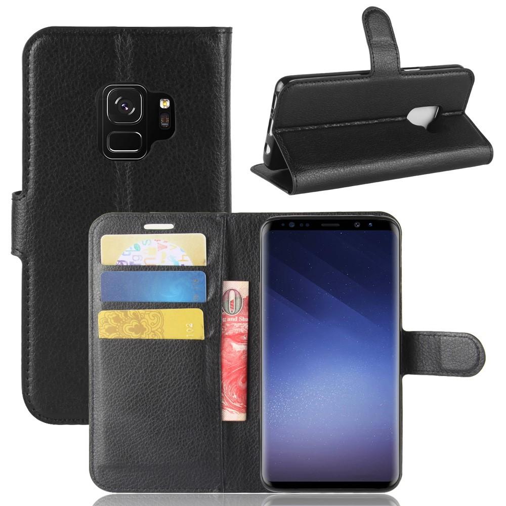 Coque portefeuille Samsung Galaxy S9, Noir