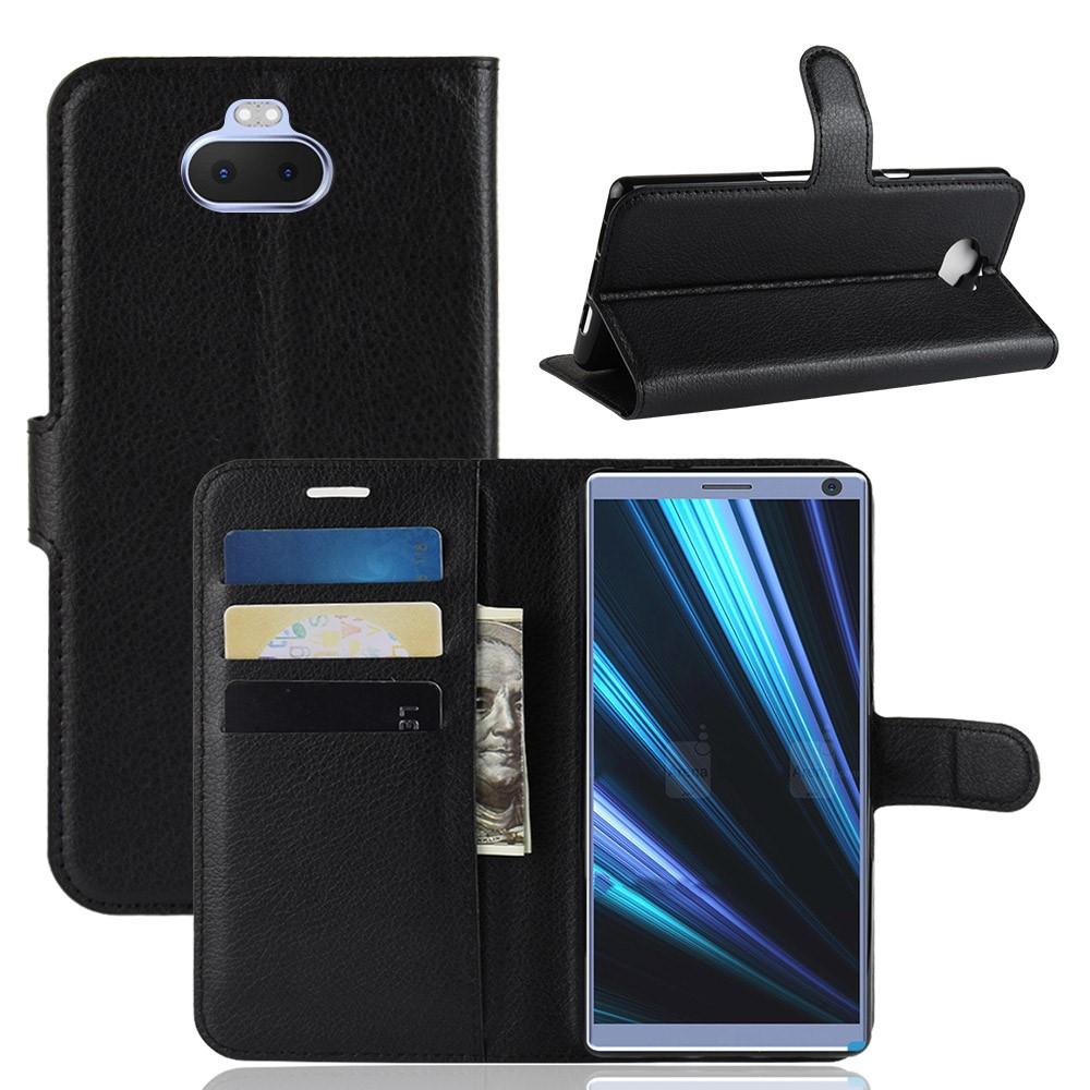 Coque portefeuille Sony Xperia 10, Noir