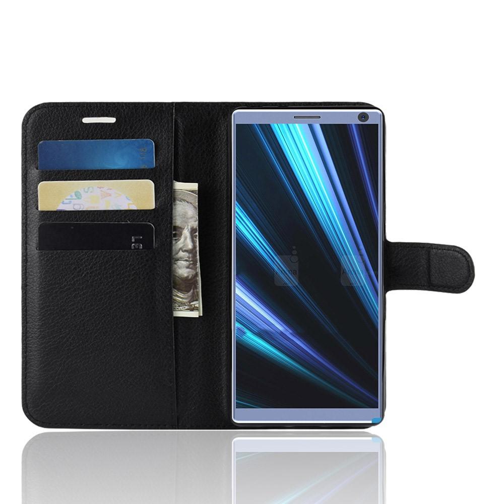 Coque portefeuille Sony Xperia 10, Noir