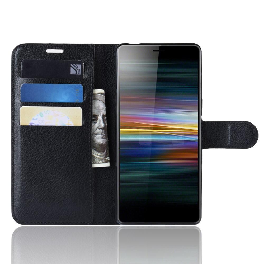 Coque portefeuille Sony Xperia L3, Noir