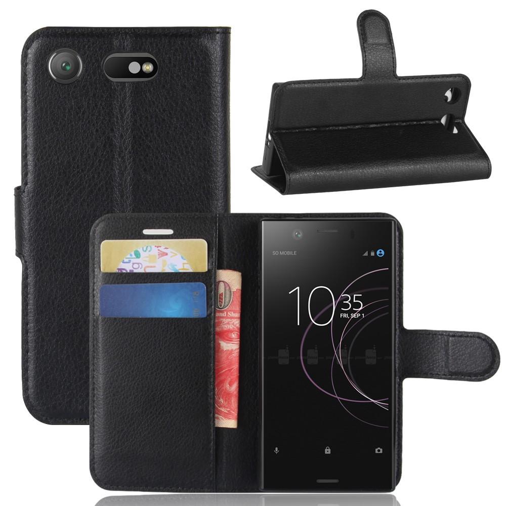 Coque portefeuille Sony Xperia XZ1 Compact Noir