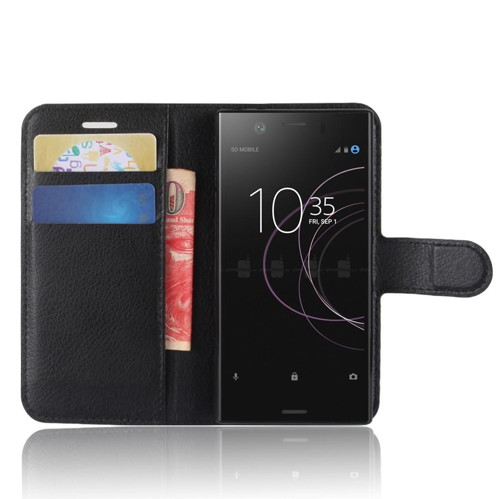 Coque portefeuille Sony Xperia XZ1 Compact, Noir