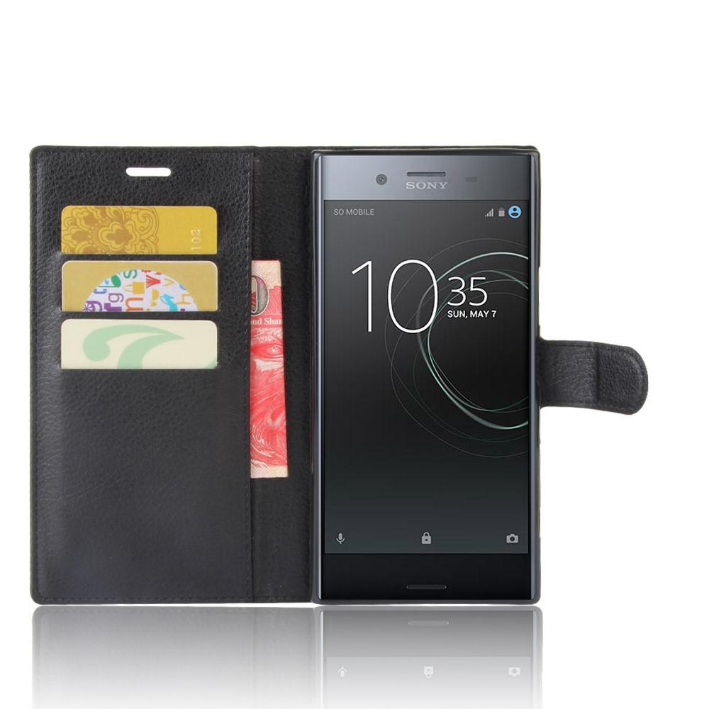 Coque portefeuille Sony Xperia XZ Premium, Noir