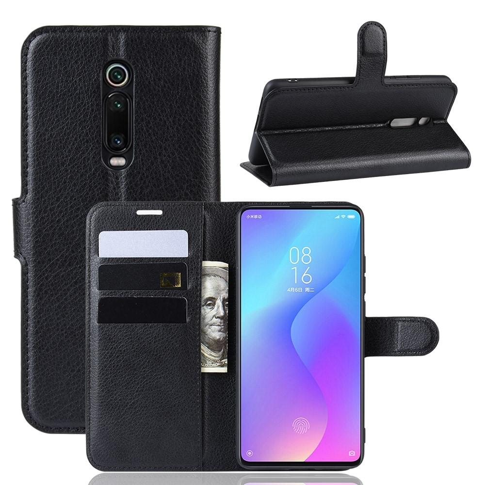 Coque portefeuille Xiaomi Mi 9T, Noir