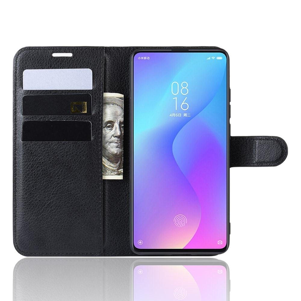 Coque portefeuille Xiaomi Mi 9T, Noir