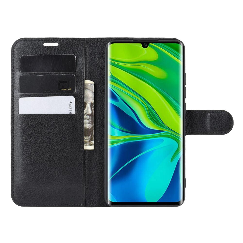 Coque portefeuille Xiaomi Mi Note 10/10 Pro, Noir