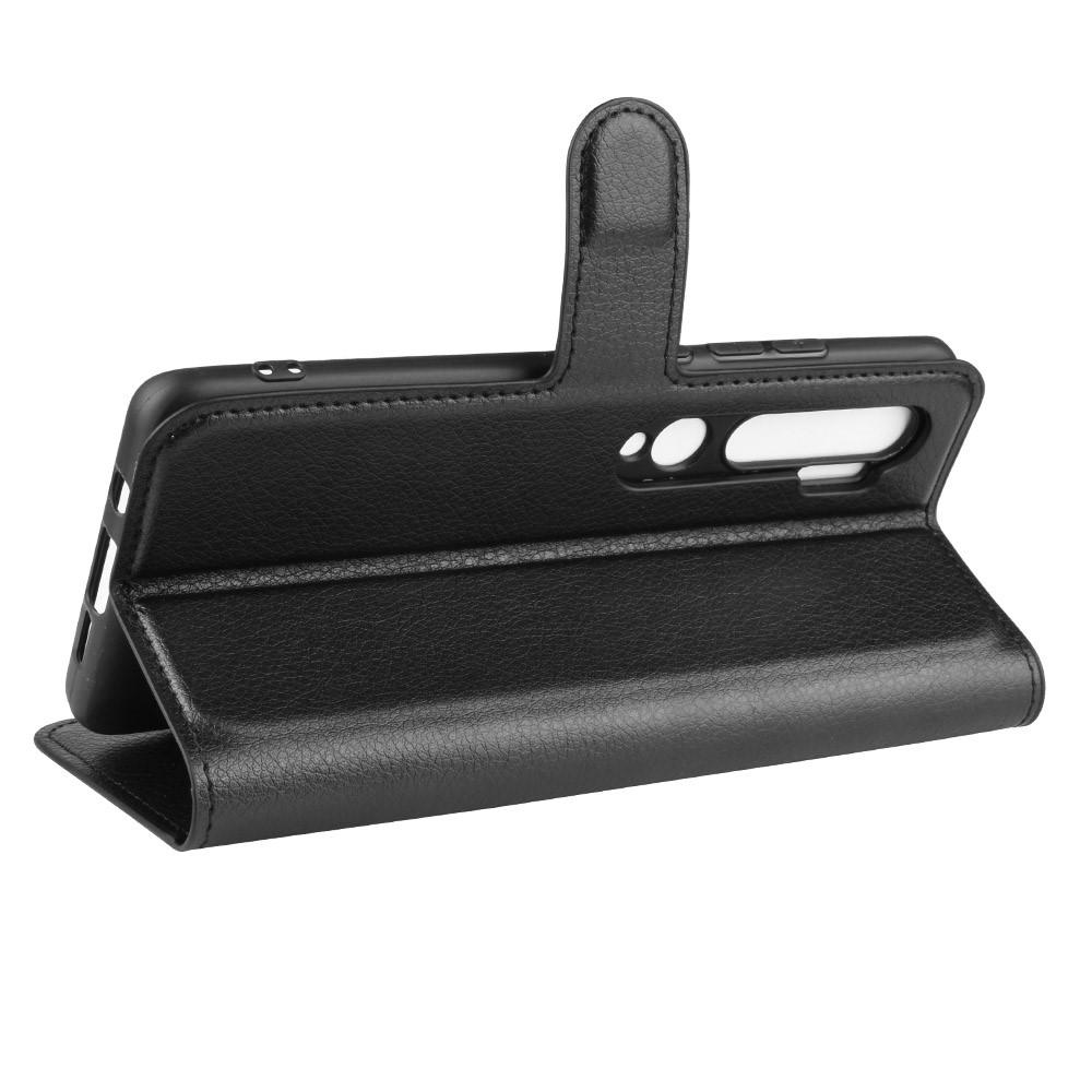 Coque portefeuille Xiaomi Mi Note 10/10 Pro, Noir
