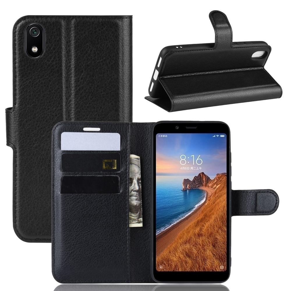 Coque portefeuille Xiaomi Redmi 7A Noir