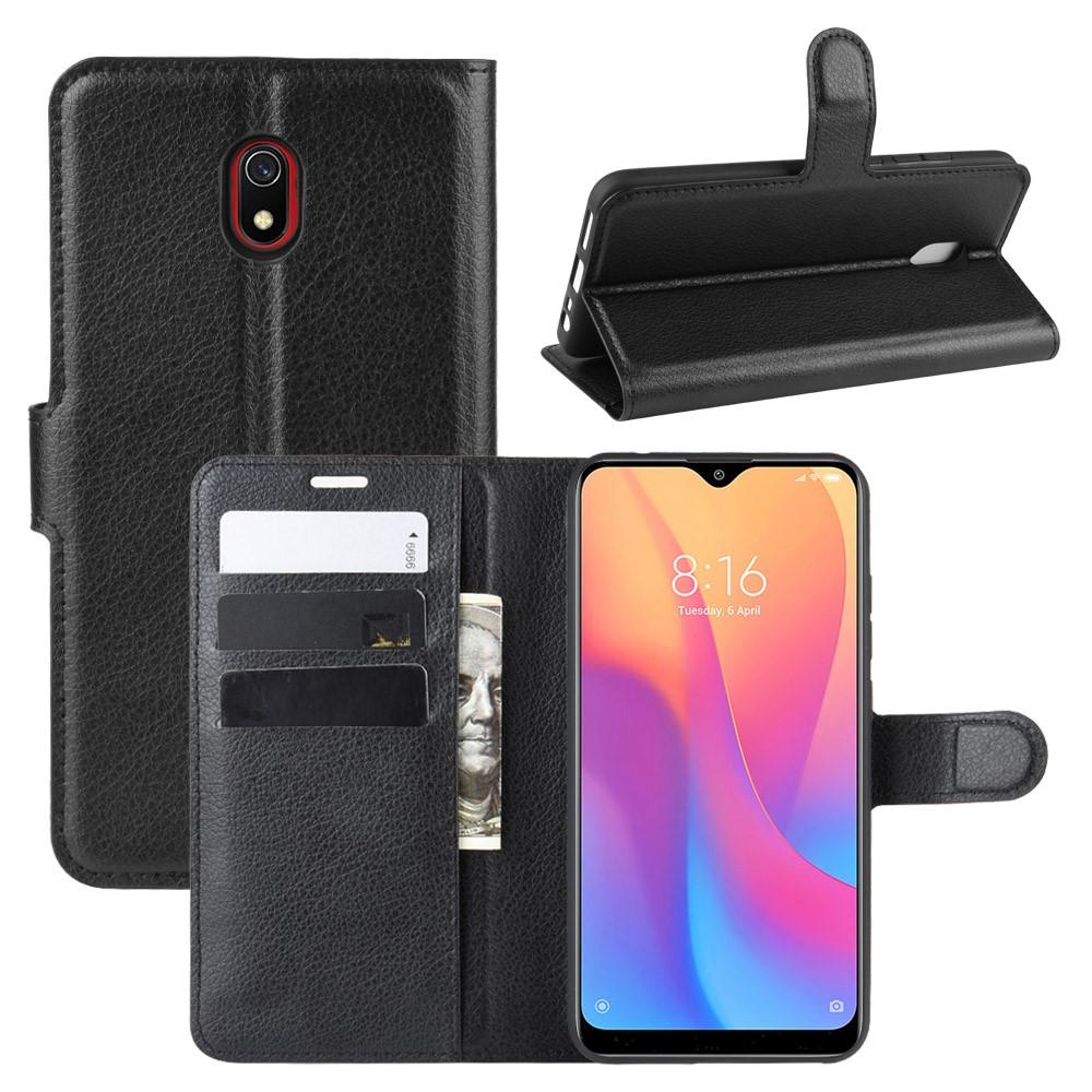 Coque portefeuille Xiaomi Redmi 8A Noir