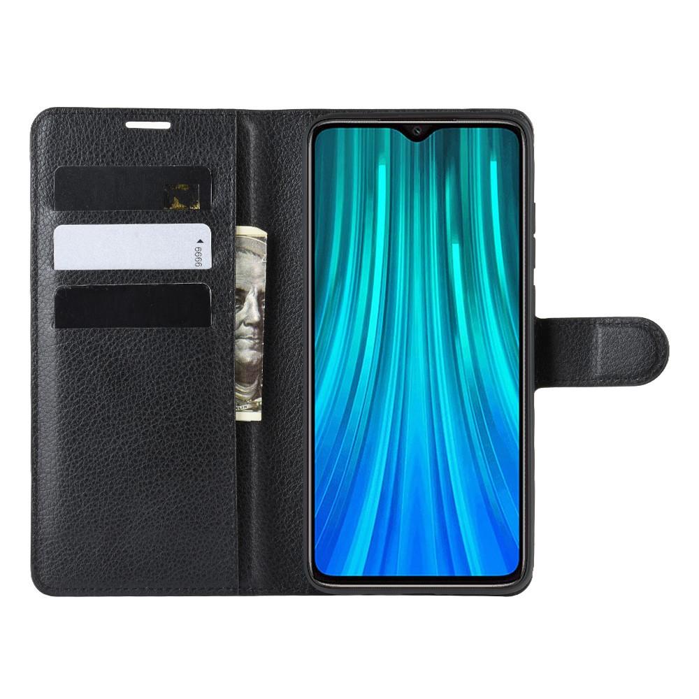 Coque portefeuille Xiaomi Redmi Note 8 Pro, Noir