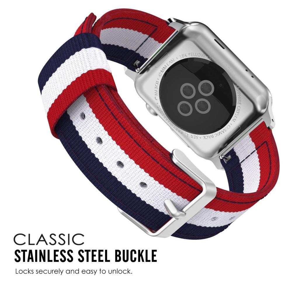 Bracelet en nylon Apple Watch 41mm Series 8 Rouge