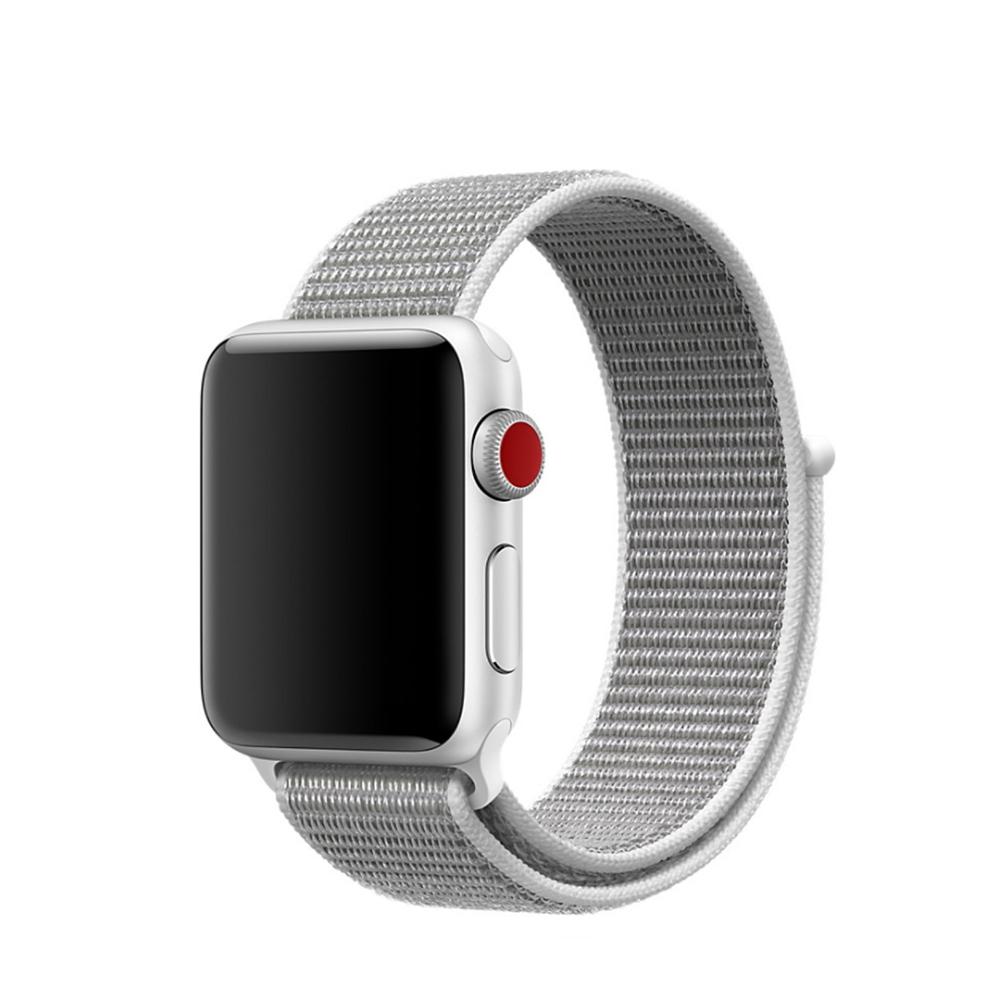 Bracelet en nylon Apple Watch Series 1-3 42mm, Gris