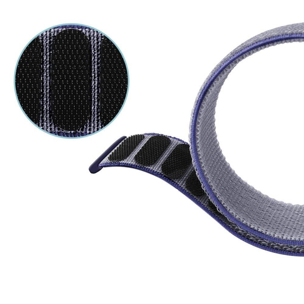 Bracelet en nylon Fitbit Charge 3/Charge 4, Bleu