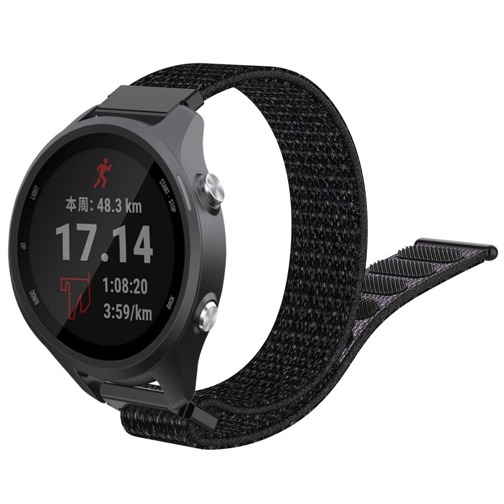 Bracelet en nylon Garmin Forerunner 245/645 Noir