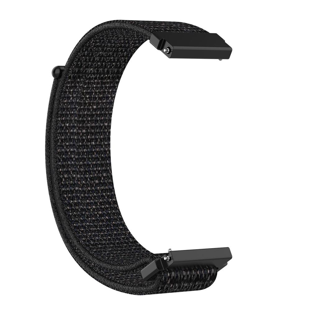 Bracelet en nylon Samsung Galaxy Watch 42mm/Watch Active Noir