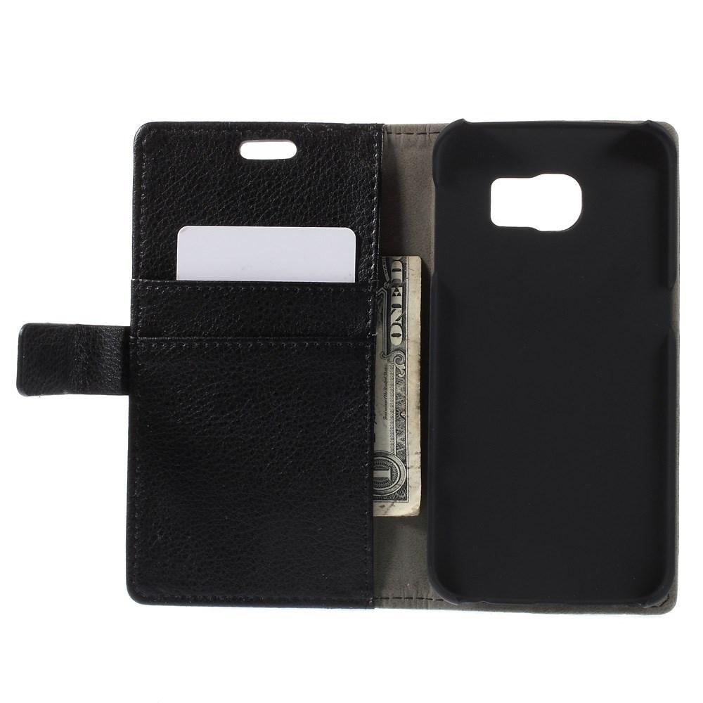Étui portefeuille Samsung Galaxy S6 Edge Noir