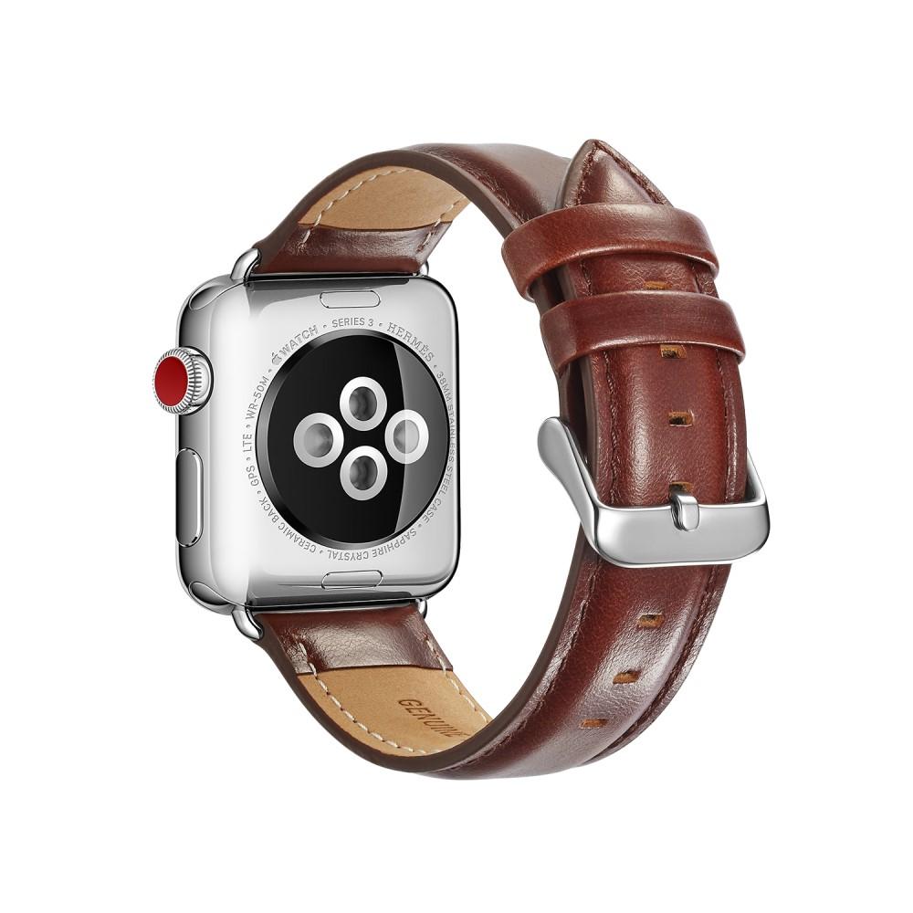 Bracelet en cuir Premium Apple Watch Ultra 49mm Brown