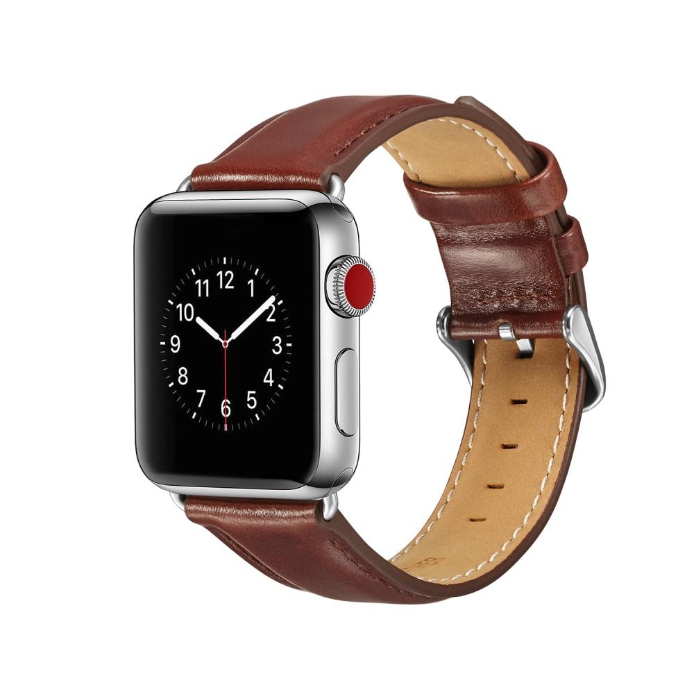 Bracelet en cuir Premium Apple Watch Ultra 49mm Brown