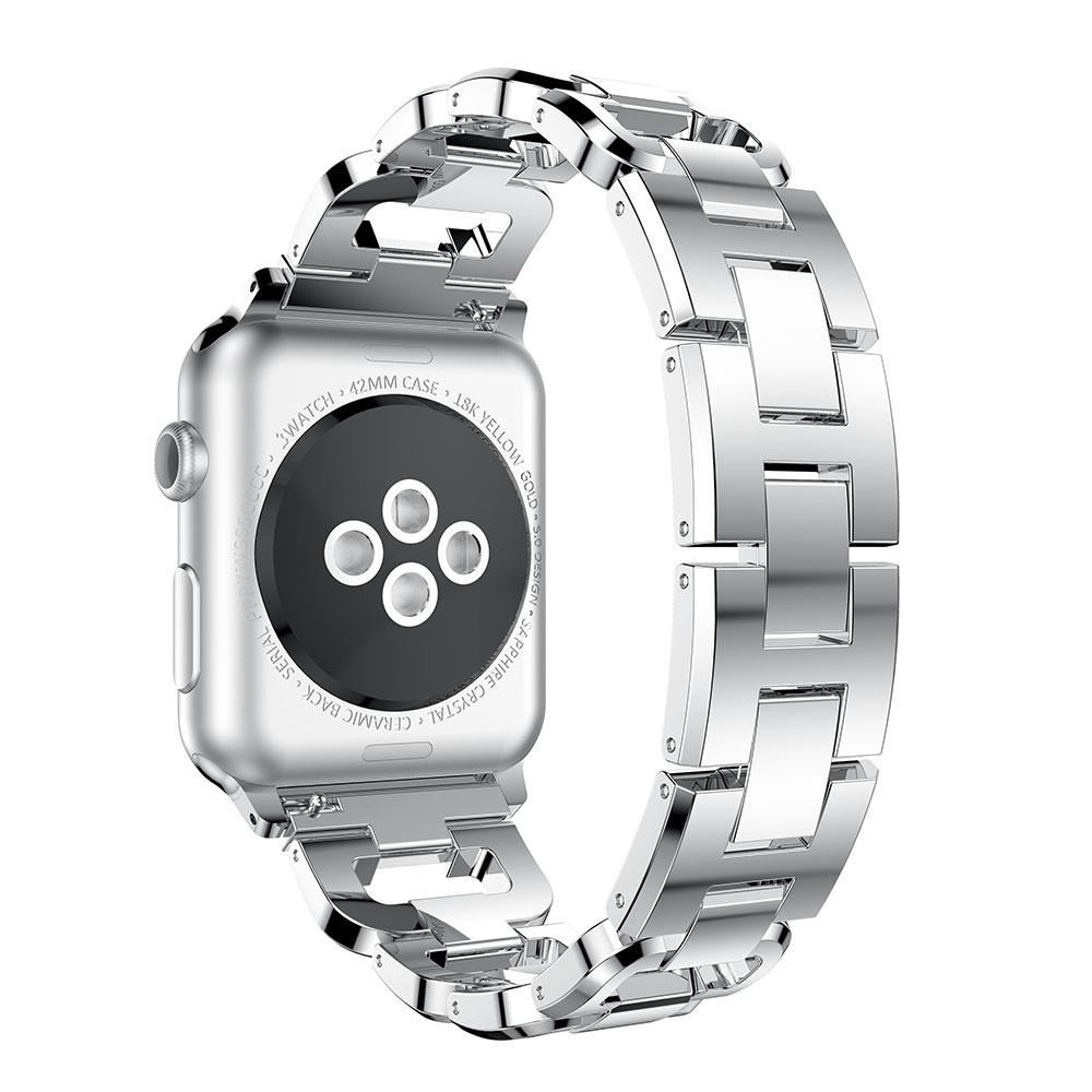 Bracelet Rhinestone Apple Watch Ultra 2 49mm, argent