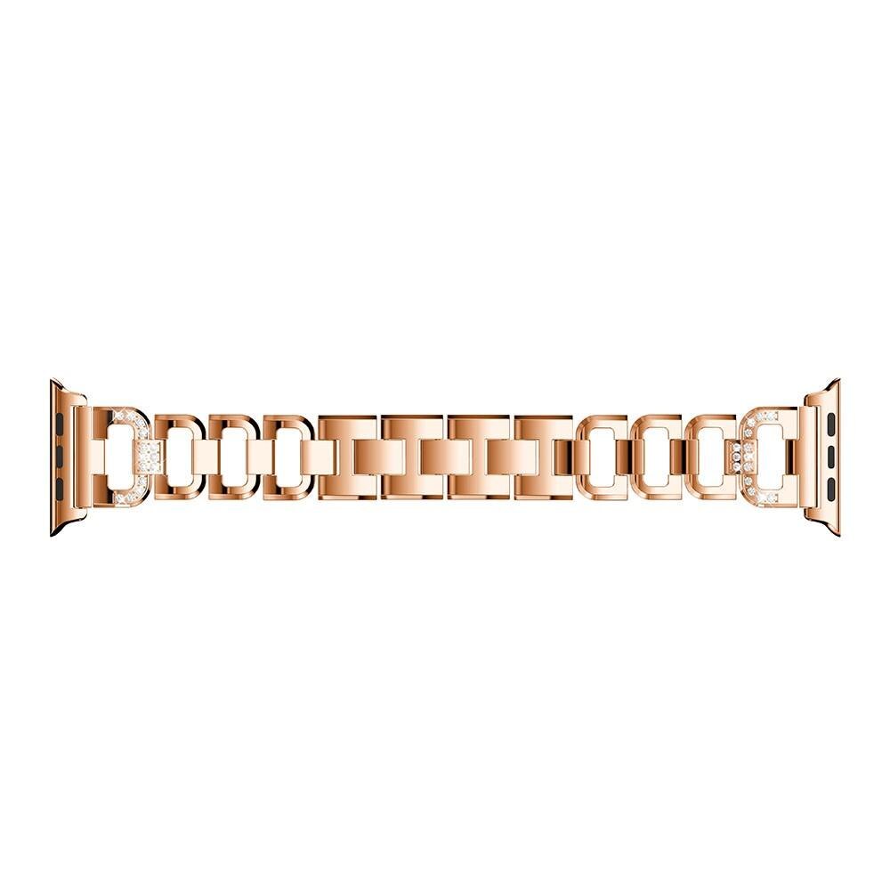 Bracelet Rhinestone Apple Watch 45mm Series 8 Rose Gold