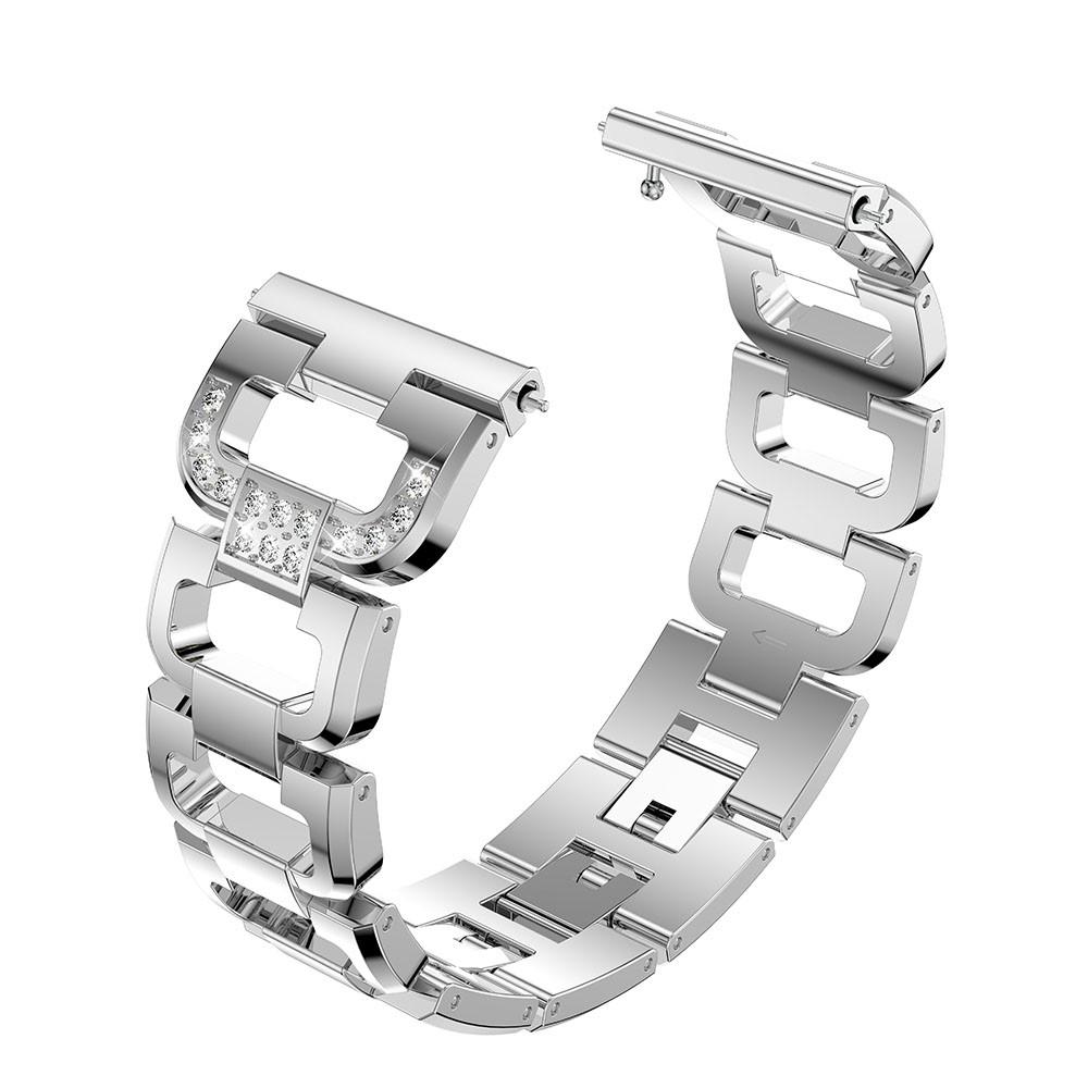 Bracelet Rhinestone Fitbit Versa/Versa 2 Argent