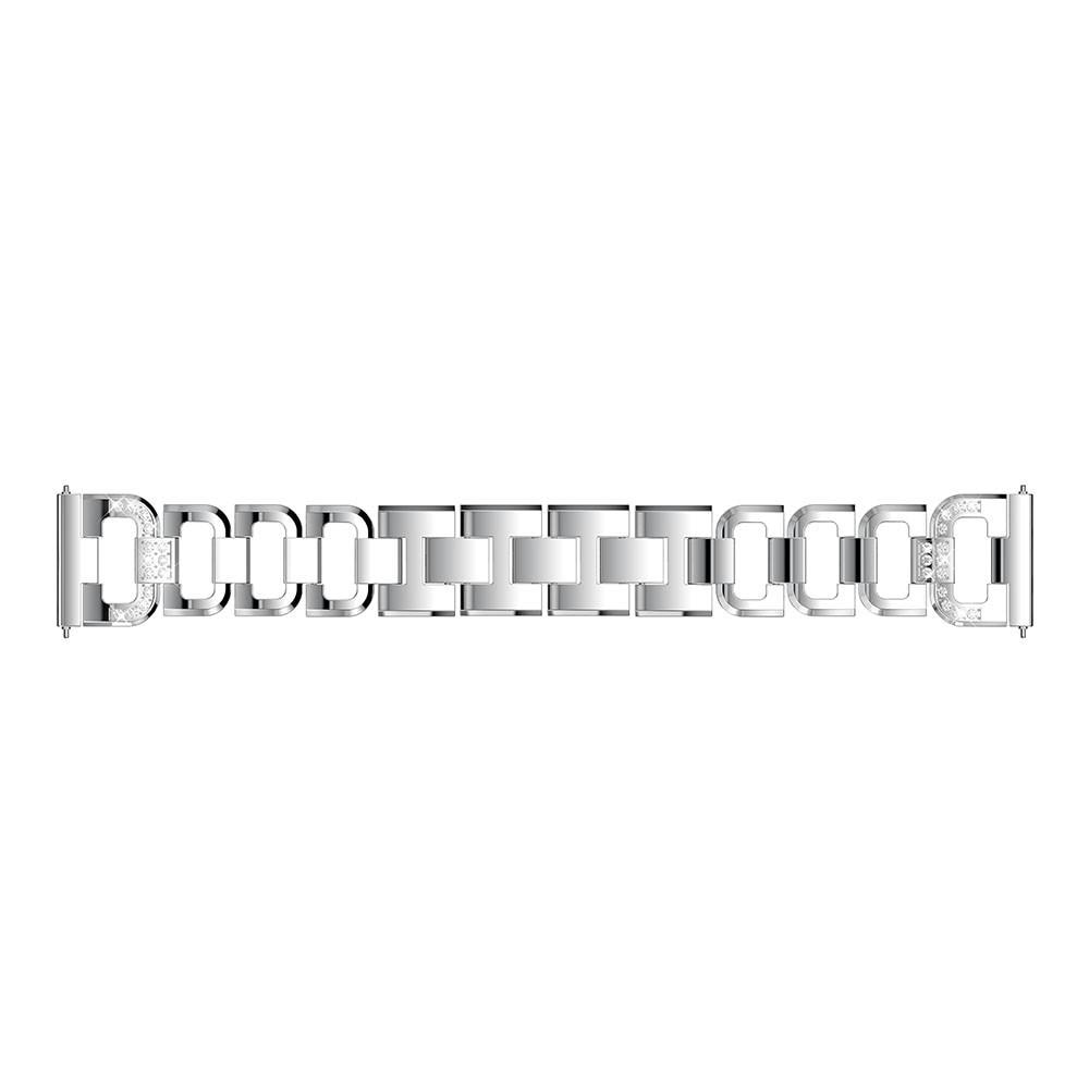 Bracelet Rhinestone Fitbit Versa/Versa 2 Argent