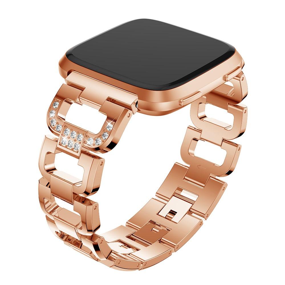 Bracelet Rhinestone Fitbit Versa/Versa 2 Rose Gold