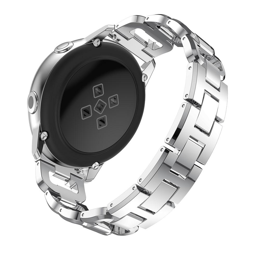 Bracelet Rhinestone Samsung Galaxy Watch 42mm/Watch Active Argent