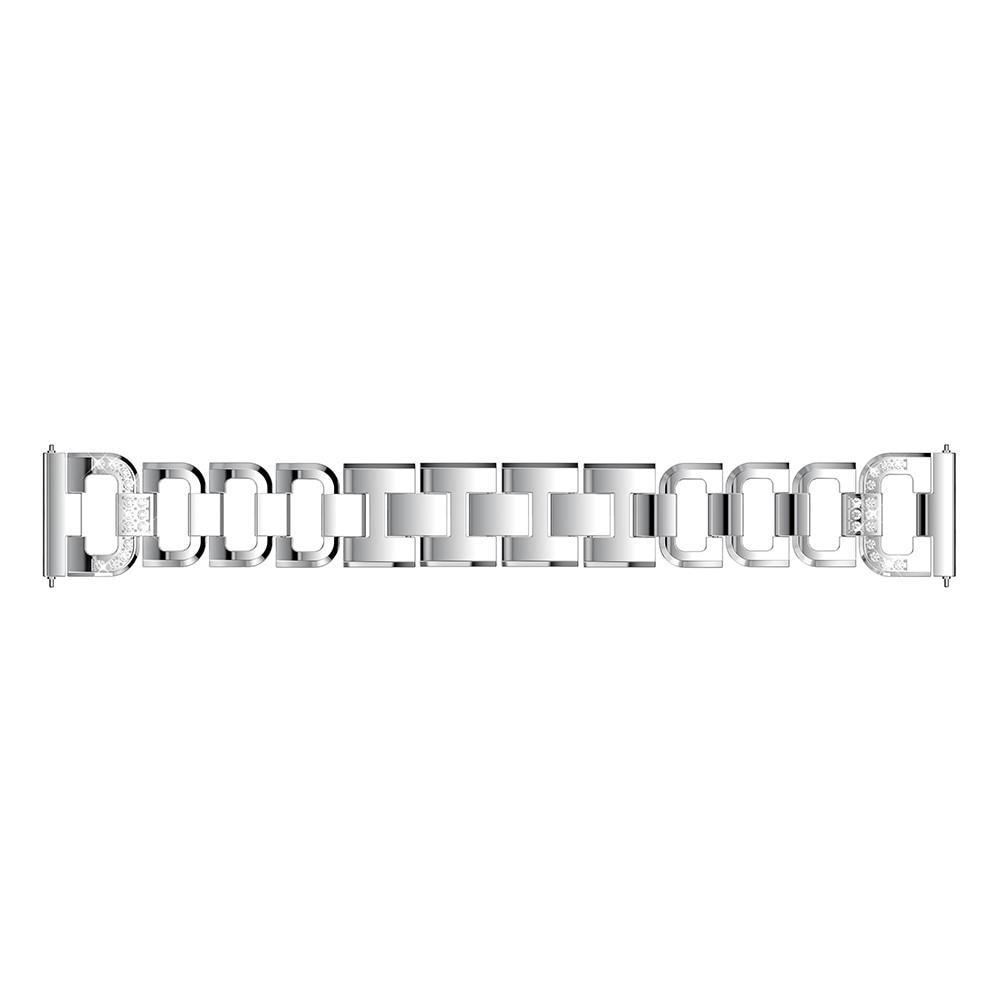Bracelet Rhinestone Samsung Galaxy Watch 42mm/Watch Active Argent
