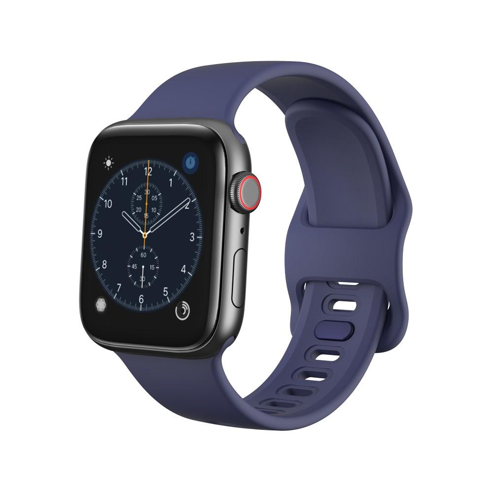 Bracelet en silicone pour Apple Watch 41mm Series 8 , bleu