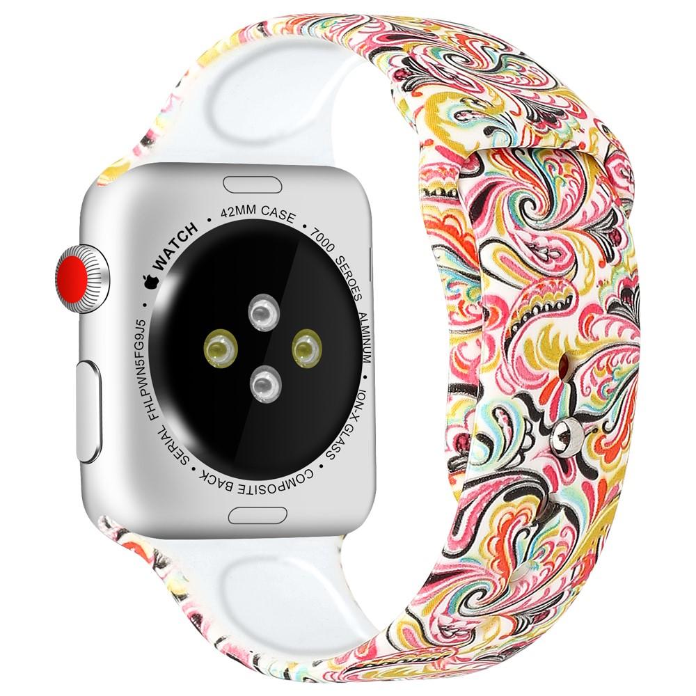 Bracelet en silicone pour Apple Watch Ultra 49mm 1st Gen, Paisley