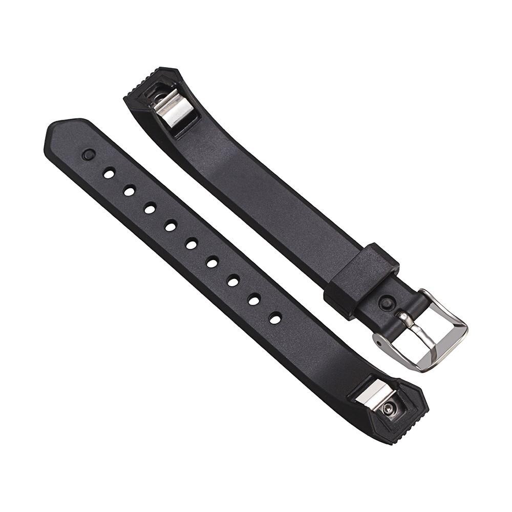 Bracelet en silicone pour Fitbit Alta/Alta HR, noir