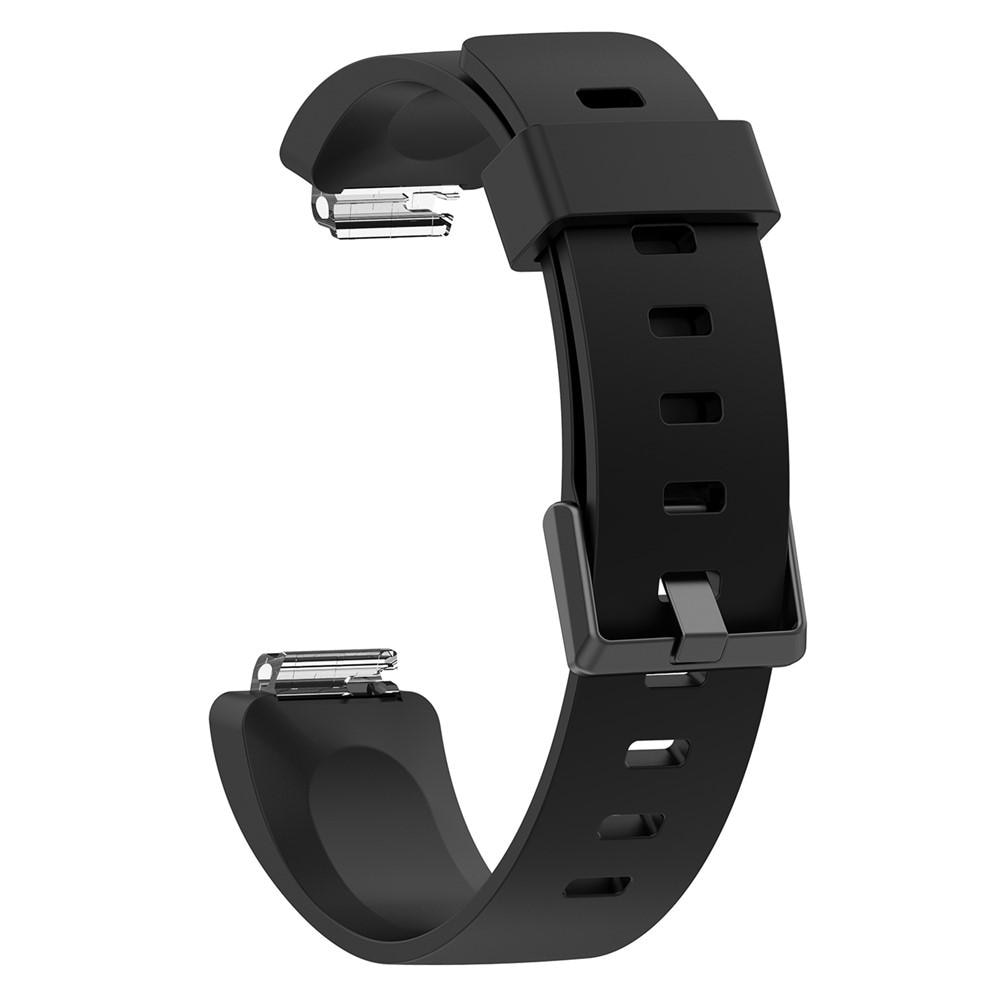 Bracelet en silicone pour Fitbit Inspire/Inspire HR/Inspire 2, Noir