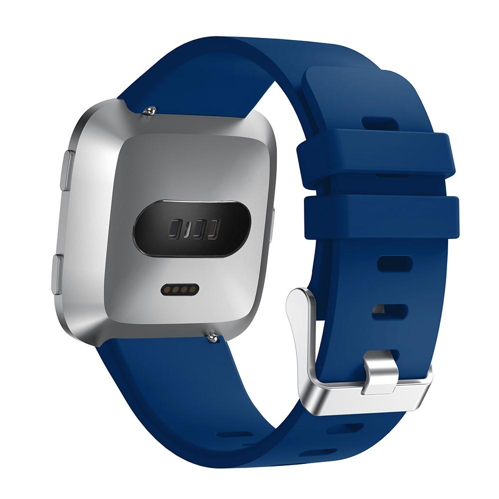 Bracelet en silicone pour Fitbit Versa/Versa 2, bleu